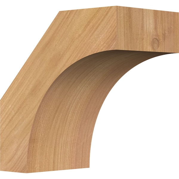 Ekena Millwork 3 1/2"W x 6"D x 6"H Westlake Smooth Knee Brace, Western Red Cedar BRC04X06X06WTL00SWR - main